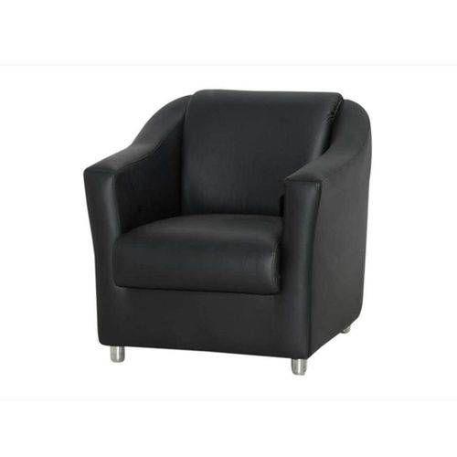 Imagem de Cadeira Decorativa Tilla Área De Lazer e Gourmet material sintético Preta - Kimi Design