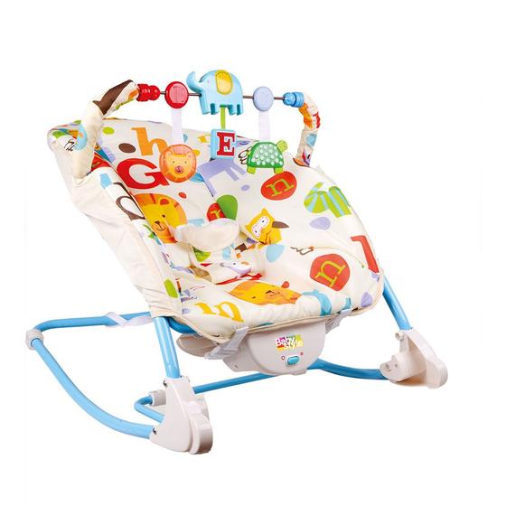 Imagem de Cadeira Descanso Bebê Baby Style Vibrat. Musical Letrinhas