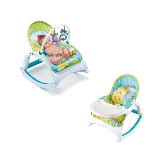 Imagem de Cadeira Descanso de Bebê Alimentação Repouseira Baby Style Little - Verde
