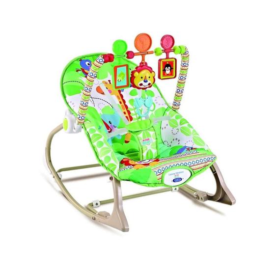 Imagem de Cadeira Descanso para Bebê Vibratória Balanço 18Kg Floresta Star Baby