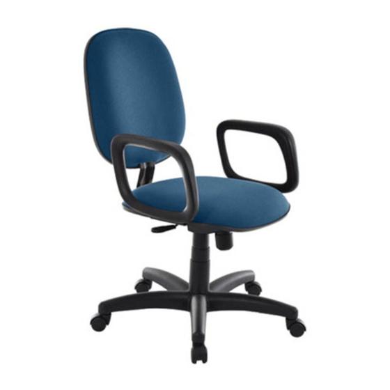 Imagem de Cadeira Diretor para Escritório com Braços Linha Uno Azul