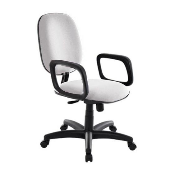 Imagem de Cadeira Diretor para Escritório com Braços Linha Uno Branco
