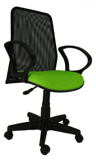 Imagem de Cadeira Diretor Tela Preta- Verde Limão