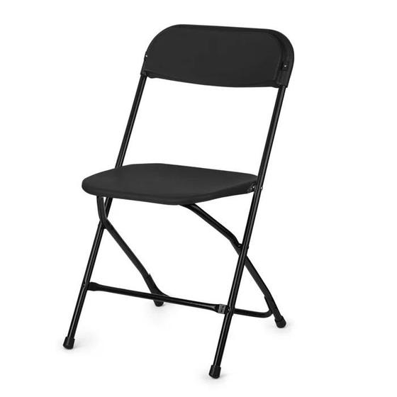 Imagem de Cadeira dobrável compacta preta - Duratec