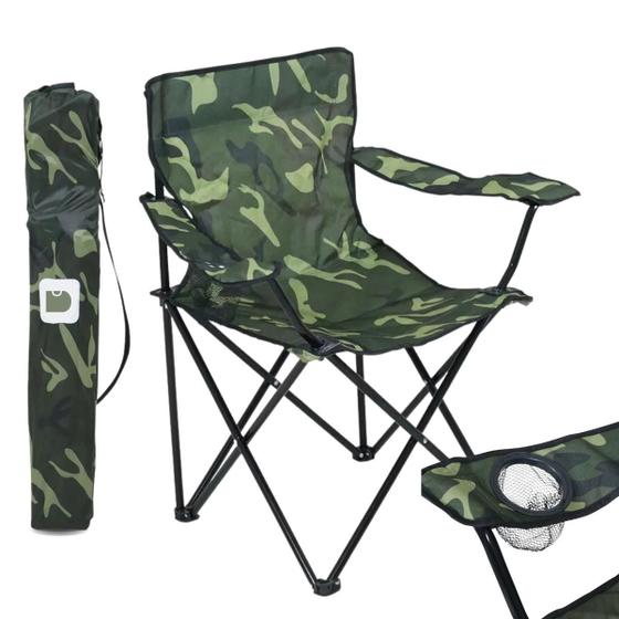 Cadeira Dobrável Em Metal Para Camping Pesca Áreas Externas Menor preço em Cadeira Dobrável Em Metal Para Camping Pesca Áreas Externas