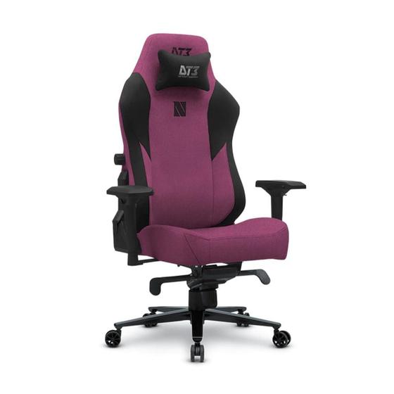 Cadeira DT3 Nero, Até 150kg, Com Almofada, Reclinável, Descanso de Braço 4D, Preto e Roxo - 13547-0 Menor preço em Cadeira DT3 Nero, Até 150kg, Com Almofada, Reclinável, Descanso de Braço 4D, Preto e Roxo - 13547-0