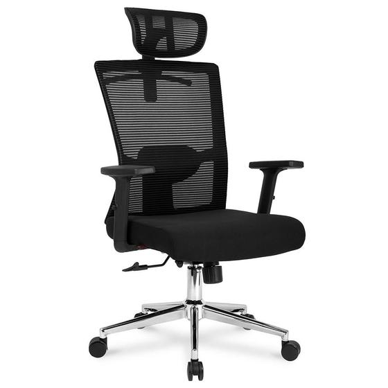 Imagem de Cadeira DT3 Office Maya, Até 120kg, Descanso de Braço 2D, Cilindro Classe 4, Preto - 11732-4