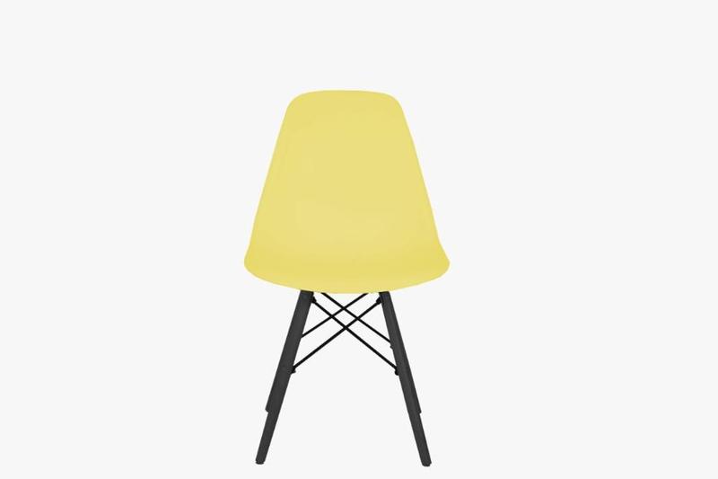 Imagem de Cadeira Eames Amarela Pés de Plástico