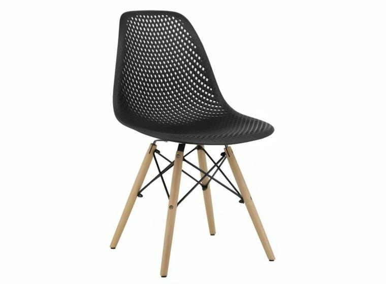 Cadeira Eames Design Colméia Eloisa Preto Menor preço em Cadeira Eames Design Colméia Eloisa Preto