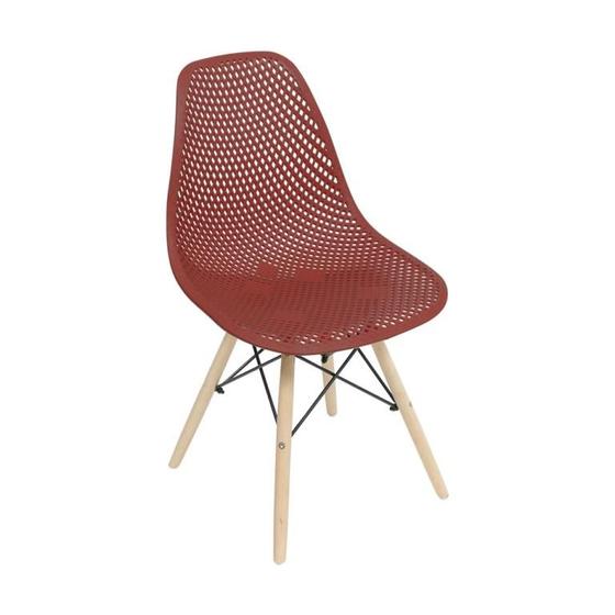 Cadeira Eames Design Colméia Eloisa Vinho Menor preço em Cadeira Eames Design Colméia Eloisa Vinho