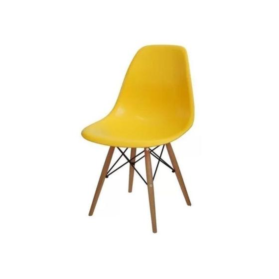 Imagem de Cadeira Eames DKR Pés Palito Amarela