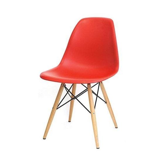 Imagem de Cadeira Eames Polipropileno Base Madeira Eiffel Espresso Móveis