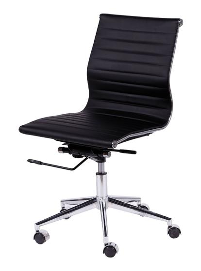 Imagem de Cadeira Eames sem Braco Preta Base Cromada - 24728