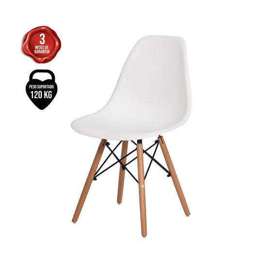 Imagem de Cadeira Eiffel Eames Coral Base Madeira