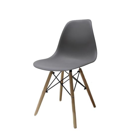 Cadeira Eiffel Eames Coral Base Madeira Menor preço em Cadeira Eiffel Eames Coral Base Madeira