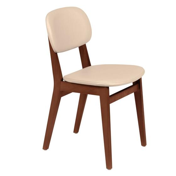 Imagem de Cadeira em madeira Tauarí s/ braços c/ estofado - London - Tramontina