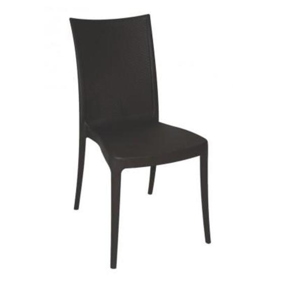Imagem de Cadeira em polipropileno e fibra de vidro marrom - LAURA RATAN - Tramontina