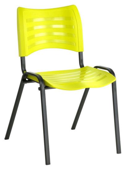Imagem de Cadeira Empilhável Iso Linha Polipropileno Iso Amarelo