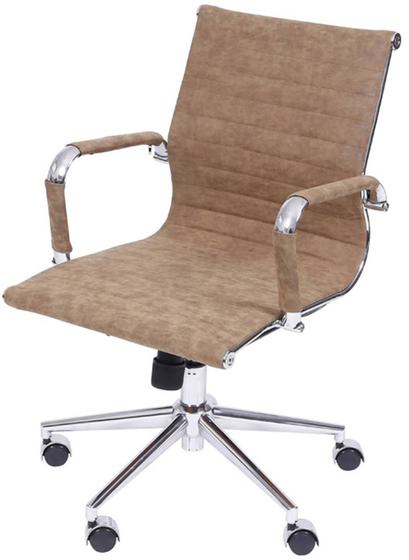 Cadeira Escritorio Eames material sintético Retro Caramelo - 36910 Menor preço em Cadeira Escritorio Eames material sintético Retro Caramelo - 36910