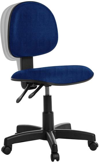 Imagem de Cadeira Escritorio Executiva Com Back Em Crepe Azul Marinho