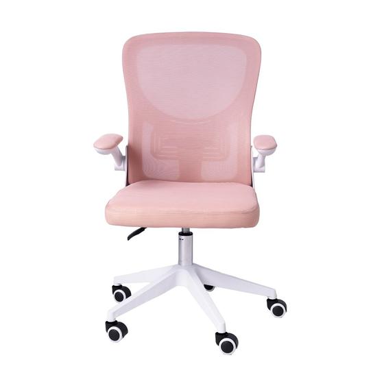 Cadeira Escritório Rodizio Office Bytes Rosa Menor preço em Cadeira Escritório Rodizio Office Bytes Rosa