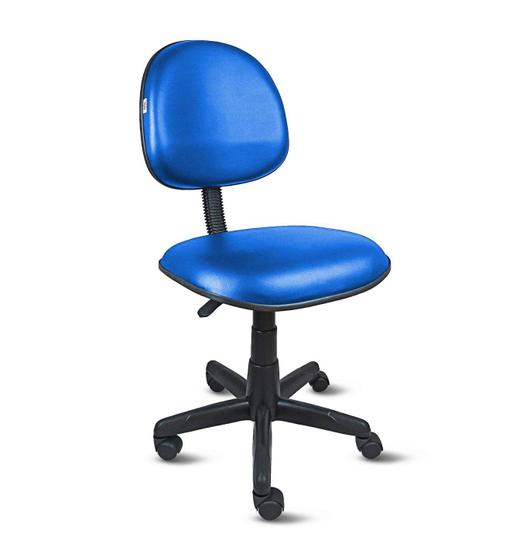 Imagem de Cadeira executiva ômega em base giratória - revestimento viena azul - pp05