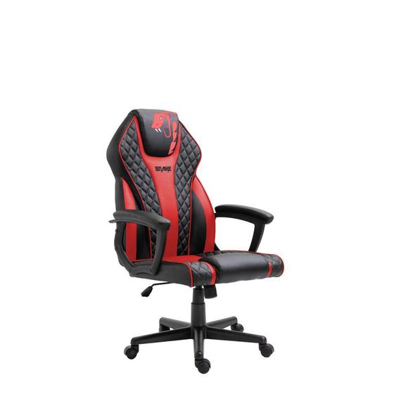 Cadeira Gamer Advanced Snake Naja Reclinável Giratória Preta/Vermelha 411 Menor preço em Cadeira Gamer Advanced Snake Naja Reclinável Giratória Preta/Vermelha 411