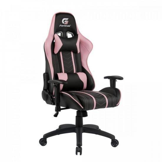 Imagem de Cadeira Gamer Black Hawk Preta/Rosa Fortrek