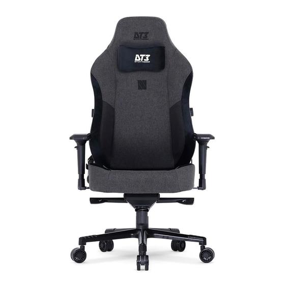 Imagem de Cadeira Gamer DT3 Nero Elite, Até 130 kg, Com Almofada, Reclinável, Descanso de Braço 4D, Cilindro de gás Classe 4, Cinza - 13542-5