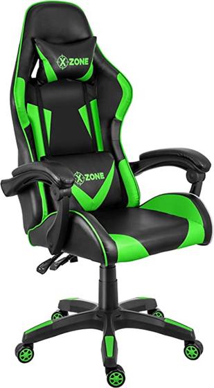 Imagem de Cadeira Gamer Escritório Conforto Zone Preta E Verde - XZone