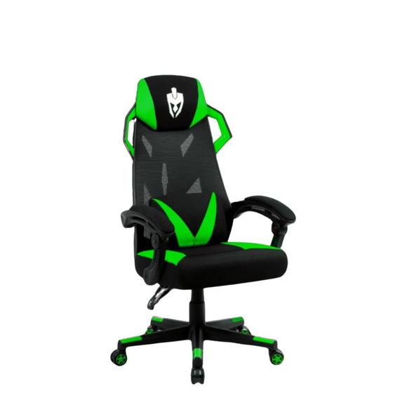 Cadeira Gamer Evolut, Ace, Ate 120 Kg, Preto/verde EG909 Imagem de Cadeira Gamer Evolut, Ace, Ate 120 Kg, Preto/verde EG909