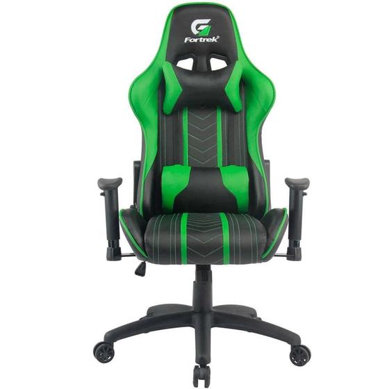 Imagem de Cadeira Gamer Fortrek Black Hawk Black/Green - 70511