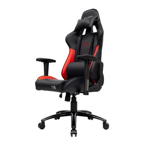 Cadeira Gamer Mancer Tyr Reclinável e Giratória, Preta e Vermelha, MCR-TYR-BKRD01 Menor preço em Cadeira Gamer Mancer Tyr Reclinável e Giratória, Preta e Vermelha, MCR-TYR-BKRD01