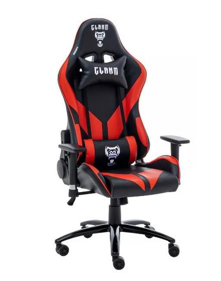 Imagem de Cadeira Gamer Mount Preto Vermelho CL-CM081 Clanm