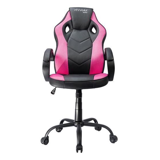 Imagem de Cadeira Gamer MX0 Giratória Preto e Rosa Mymax