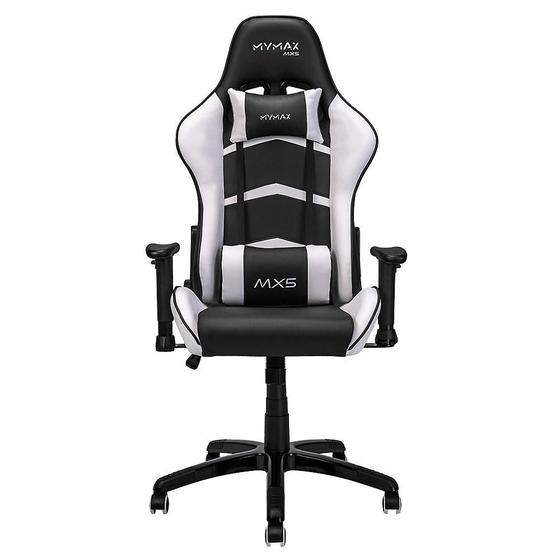 Imagem de Cadeira Gamer MX5 Giratoria Preto/Branco - MYMAX