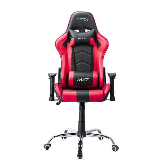 Imagem de Cadeira Gamer MX7 Giratoria Preto/Rosa Mymax