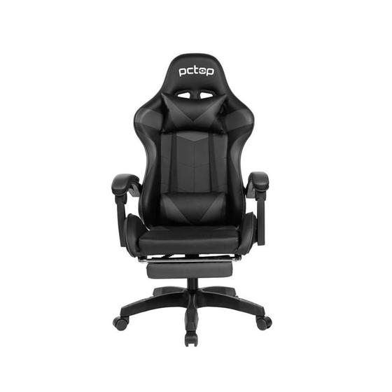 Cadeira Gamer Pctop Racer Preto 1006 C/ Descanso De Pé Menor preço em Cadeira Gamer Pctop Racer Preto 1006 C/ Descanso De Pé