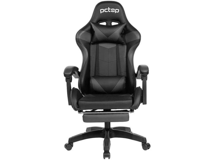 Cadeira Gamer PCTop Reclinável Preto - Racer 1006 Menor preço em Cadeira Gamer PCTop Reclinável Preto - Racer 1006