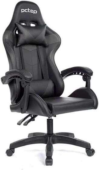 Cadeira gamer pctop strike 1005 -preta Menor preço em Cadeira gamer pctop strike 1005 -preta