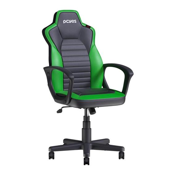 Cadeira Gamer PCYes Mad Racer STI Turbo Savage Green, Até 120kg, Reclinável, Verde - MRSTIR10VD Menor preço em Cadeira Gamer PCYes Mad Racer STI Turbo Savage Green, Até 120kg, Reclinável, Verde - MRSTIR10VD