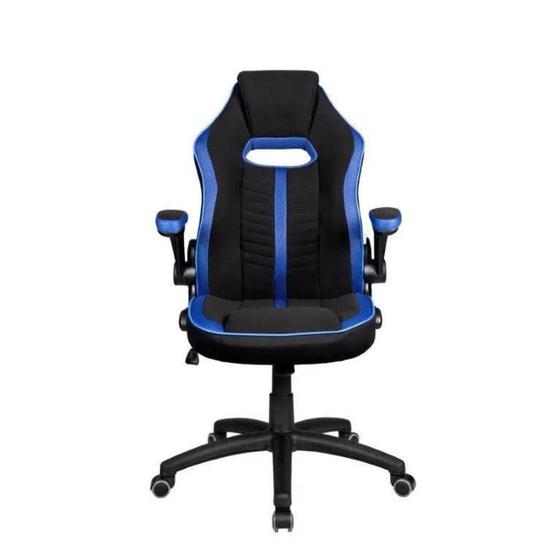 Cadeira Gamer Pelegrin PEL-3011 Preta e Azul Imagem de Cadeira Gamer Pelegrin PEL-3011 Preta e Azul