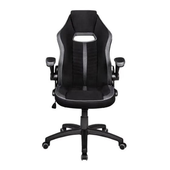 Cadeira Gamer Pelegrin PEL-3011 Preta e Cinza Imagem de Cadeira Gamer Pelegrin PEL-3011 Preta e Cinza