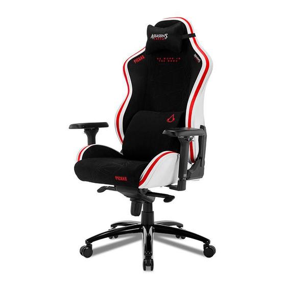 Cadeira Gamer Pichau Omega S Assassins Creed Legacy, Preto e Vermelho ...