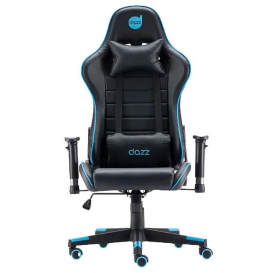 Imagem de Cadeira Gamer Prime-X V2 Dazz Preto e Azul Com Apoio