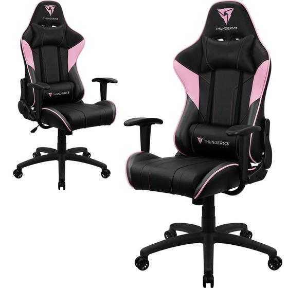 Imagem de Cadeira Gamer Profissional para Jogos Com Apoio lombar Regulável Rodinhas Giratória Ergonomica de Alto Conforto