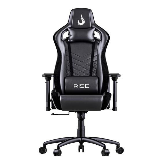 Imagem de Cadeira Gamer Rise Mode Z5, Ângulo Ajsutável, Braço 4D, Preto, PU - RM-CG-05-BK