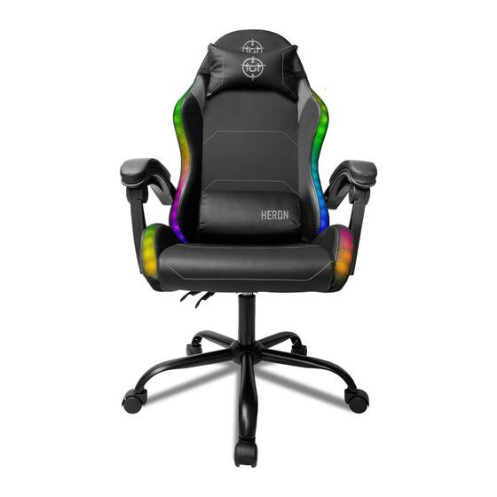 Imagem de Cadeira Gamer TGT Heron, RGB, Preto, TGT-HR-RGB01