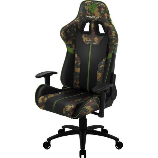 Imagem de Cadeira Gamer ThunderX3 BC3 Camo Verde Militar F002