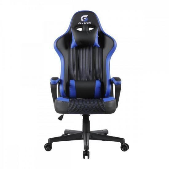 Imagem de Cadeira Gamer Vickers Preta/Azul FORTREK